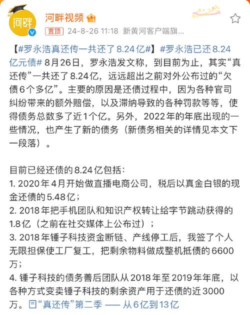 对于那些负债的人，2020年准备怎么过「罗永浩还清8亿巨债是真的吗」 转向系统